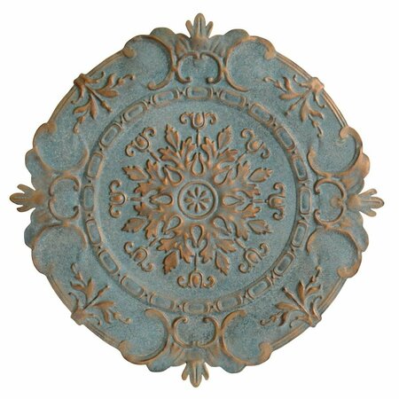 KD ESTANTERIA Blue European Medallion Wall Decor KD3717820